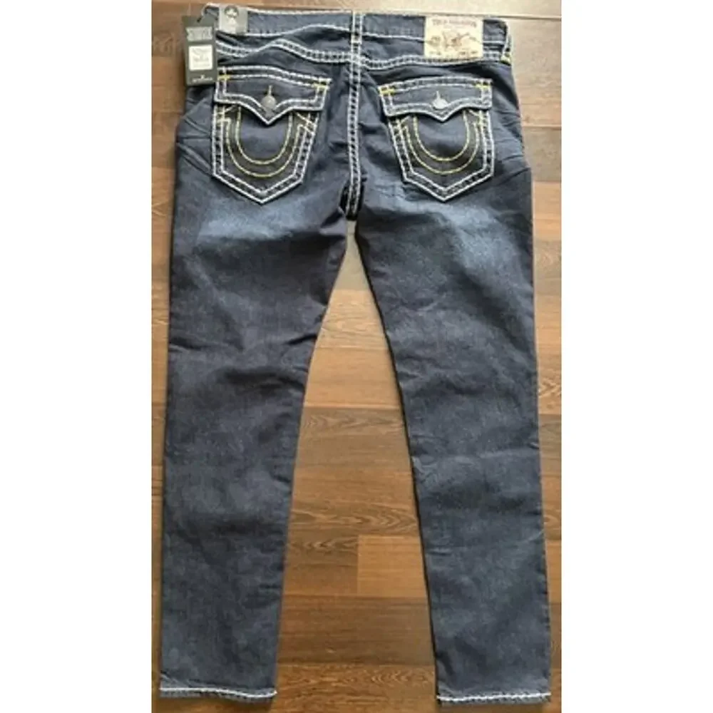 NWT True Religion Rocco Super T 40 Columbia St Dark Wash